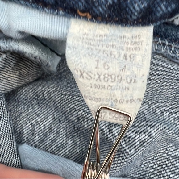 Lee Women's Cut Off Frayed Hem Denim, Jean Shorts Size 16 - Picture 4 of 6